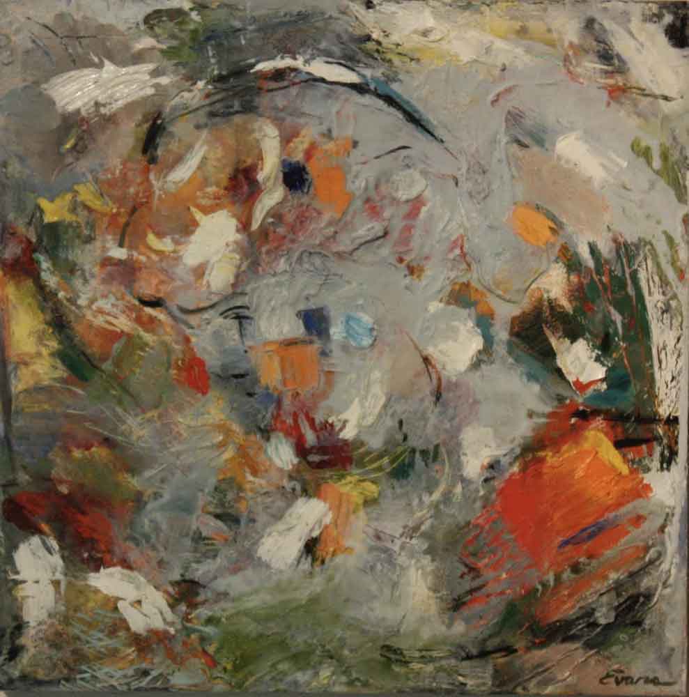 Element: Fire oil painting by Gwendolyn Evans