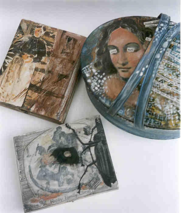 3 Poetry Boxes from a series of 10 (7 sold) by Gwendolyn Evans