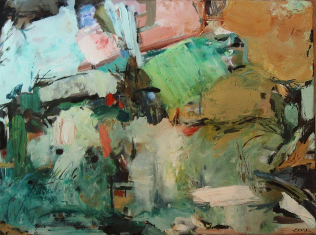 Coming Through, oil, gallery wrap, 24" x 18" $875 by Gwendolyn Evans